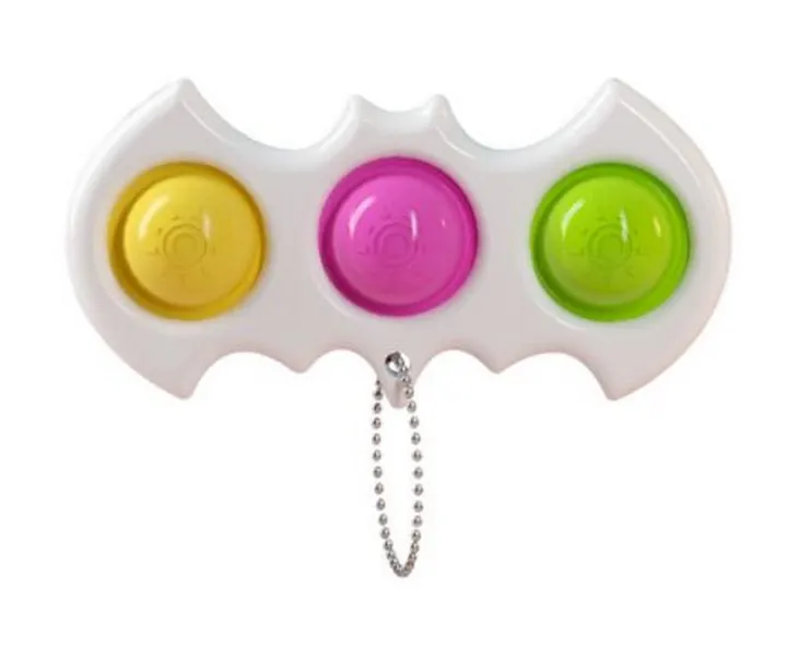 Depression Autism Stress Relief Simple Dimple Keychain Fidget Toy