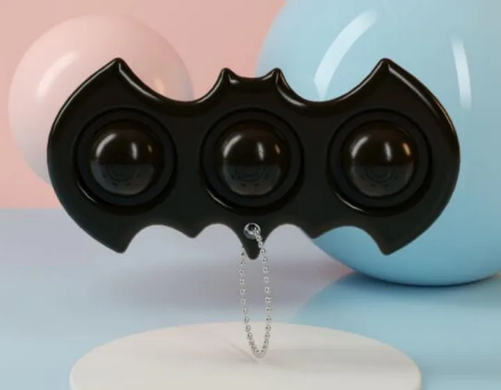 Depression Autism Stress Relief Simple Dimple Keychain Fidget Toy