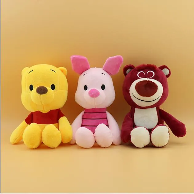 Disney Plush Animal Plush Toy Mickey Mouse Minnie Winnie The Pooh Doll Lilo and Piglet Pendant Toy Boy Girl Birthday Gift