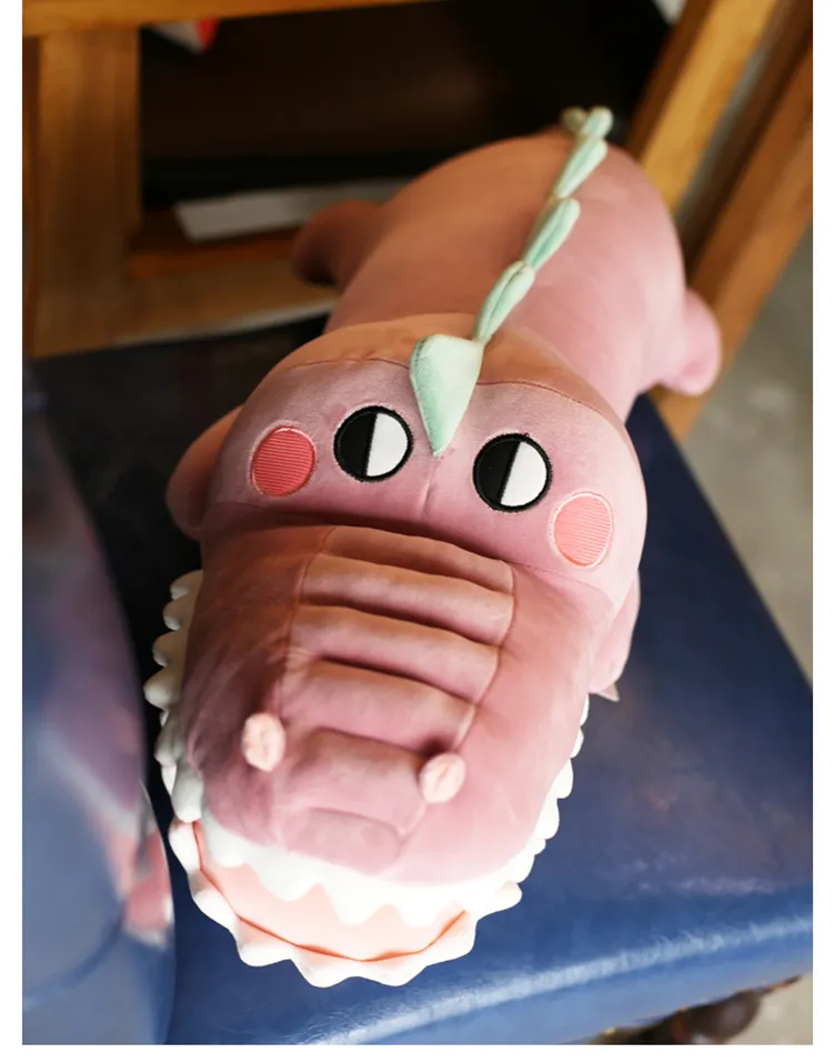 Down Cotton Crocodile Big Pillow Lying Down Alligator Plush Toy Doll