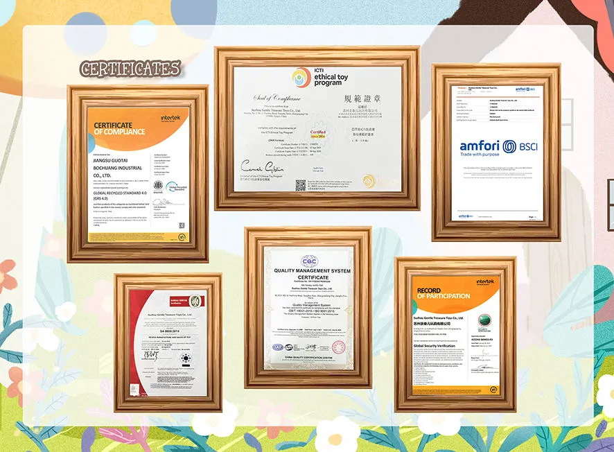 Eco Animals Fox Raccoon Polar Bear Panda Rhinoceros Plush Toy