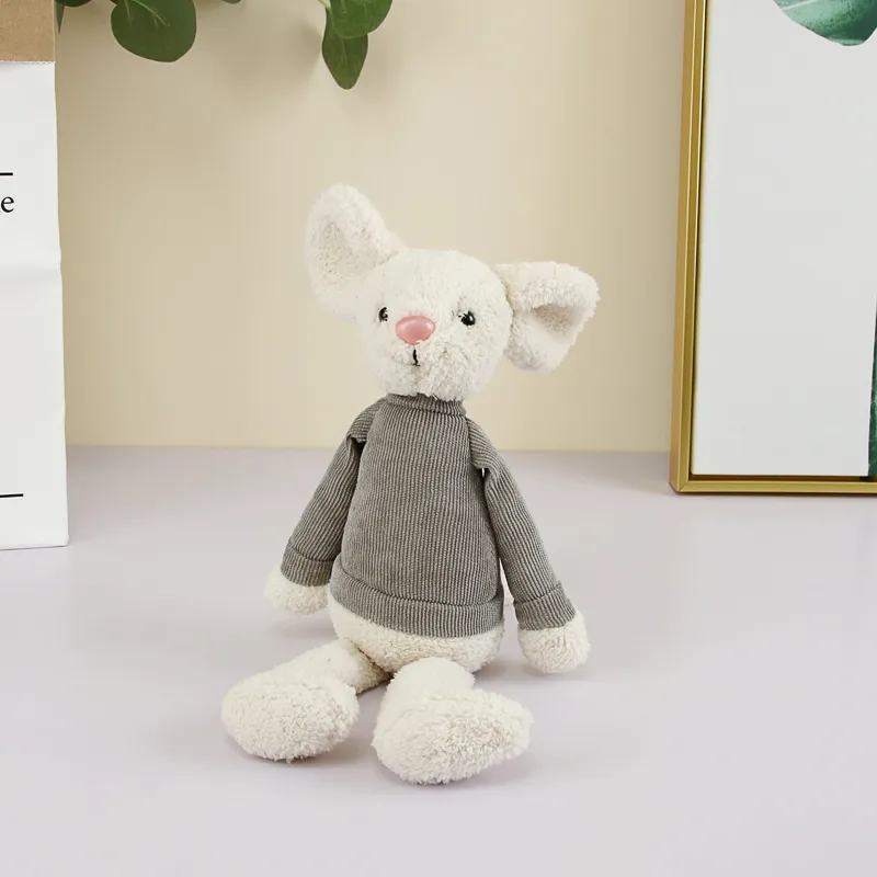 Eco Bunny Doll Easter Gift Customized Soft Toy Hand Made Rabbit Stuffed Animal Custom Plush Doll