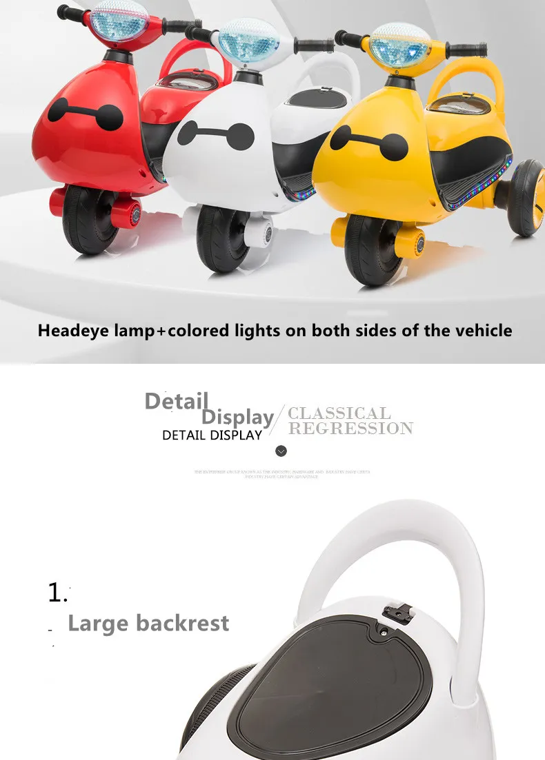 Factory Direct Kids Ride on Car Baby Toy Car Motor Bike Children′ S Electric Motorcycle