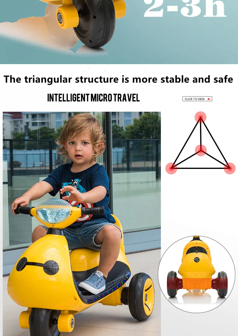 Factory Direct Kids Ride on Car Baby Toy Car Motor Bike Children′ S Electric Motorcycle