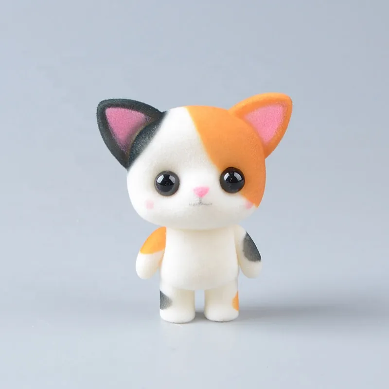 Factory Hot Sale Hand Made Flocking Dolls Cute Mini Bear Doll Wholesale