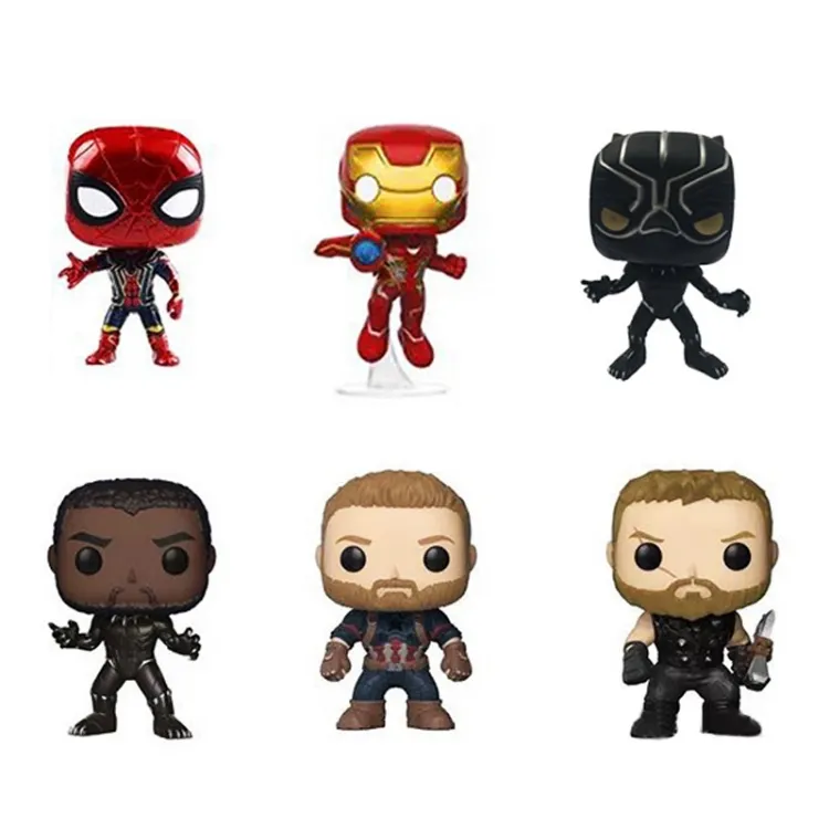 Factory Manufacture Toys Spiderman Custom Anime Action Figure Marvel Toys for Kids