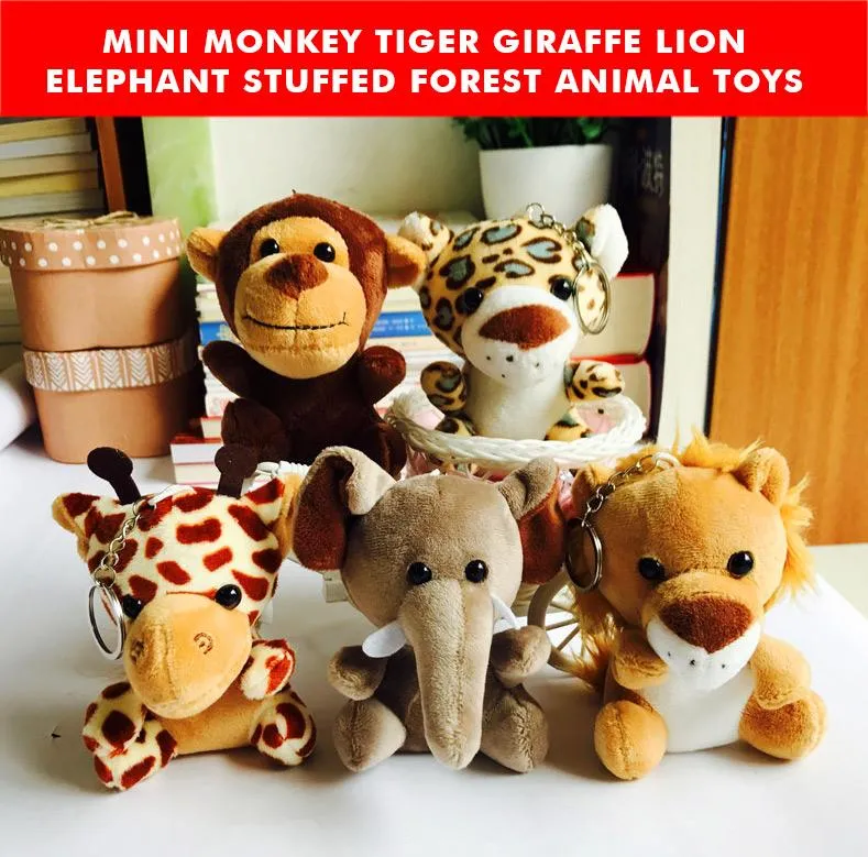 Factory Wholesale Custom Stuffed Forest Animal Toy Cartoon Wild Animals Birthday Gift Plush Toys