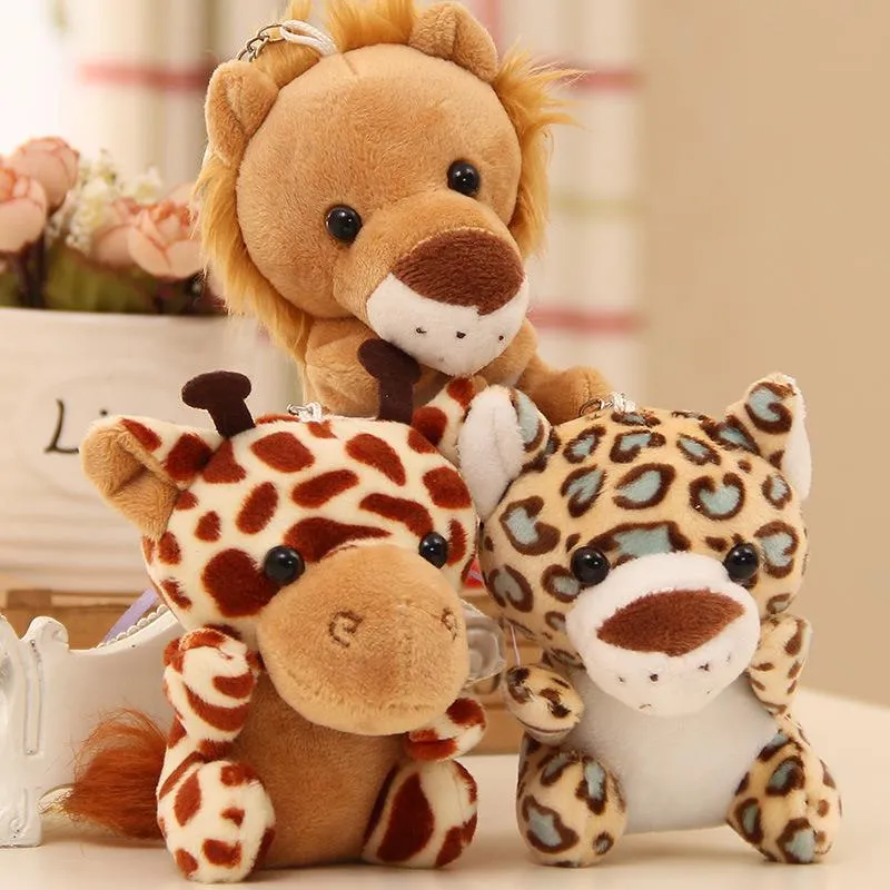 Factory Wholesale Custom Stuffed Forest Animal Toy Cartoon Wild Animals Birthday Gift Plush Toys