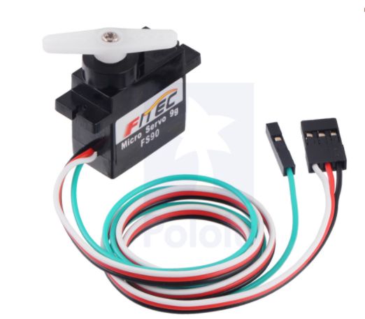 Feetech Fs90-Fb Micro Servo with Position Feedback Potentiometer Through a Fourth (green) Wire