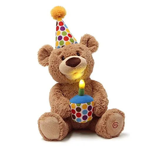 Fluffy Birthday Bear Birthday Gift Customized Baby Companion