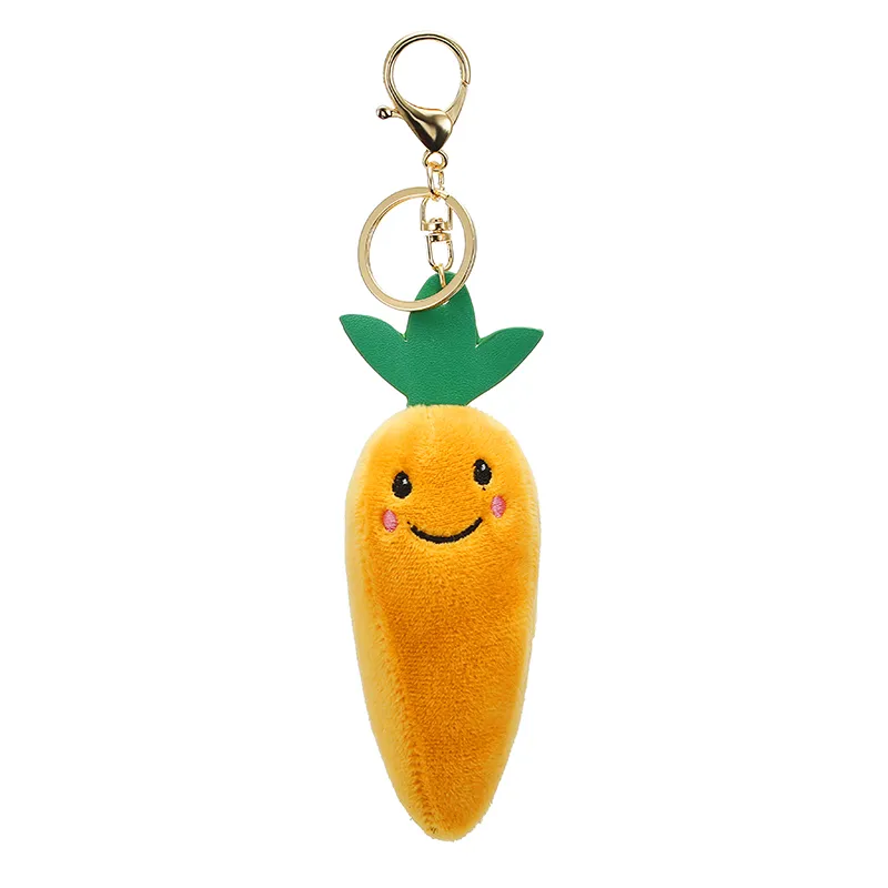 Fluffy Cutest Peach Cuddly Fruit Key Holders OEM