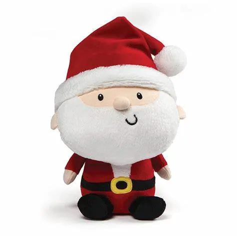 Fluffy Cutest Santa Claus Plush Christmas Ornament Gifts Wholesales