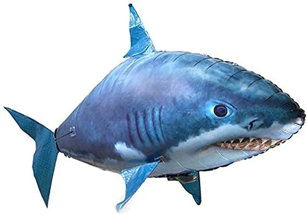 Flying Shark Air Swimmer RC Remote Control Toy Balloon Air Swimmers Kids Toys