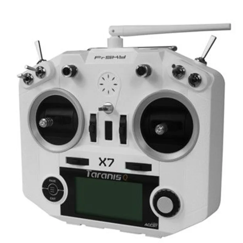 Frsky Accst Taranis Qx7 2.4GHz 16CH Transmitter White Black RC