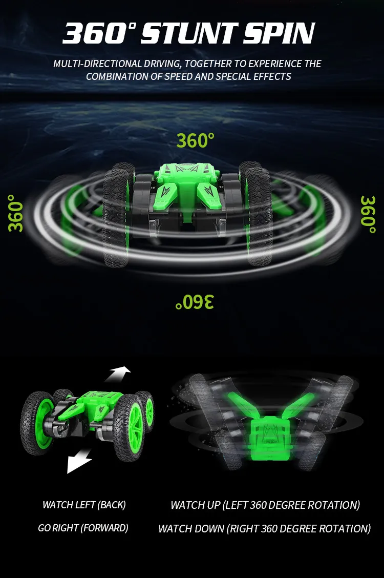 Gesture Remote Control Stunt Car Toy Car for Kids