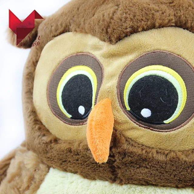 High Quality Stuffed Realistic Animal Toy Soft Material Plush Owl