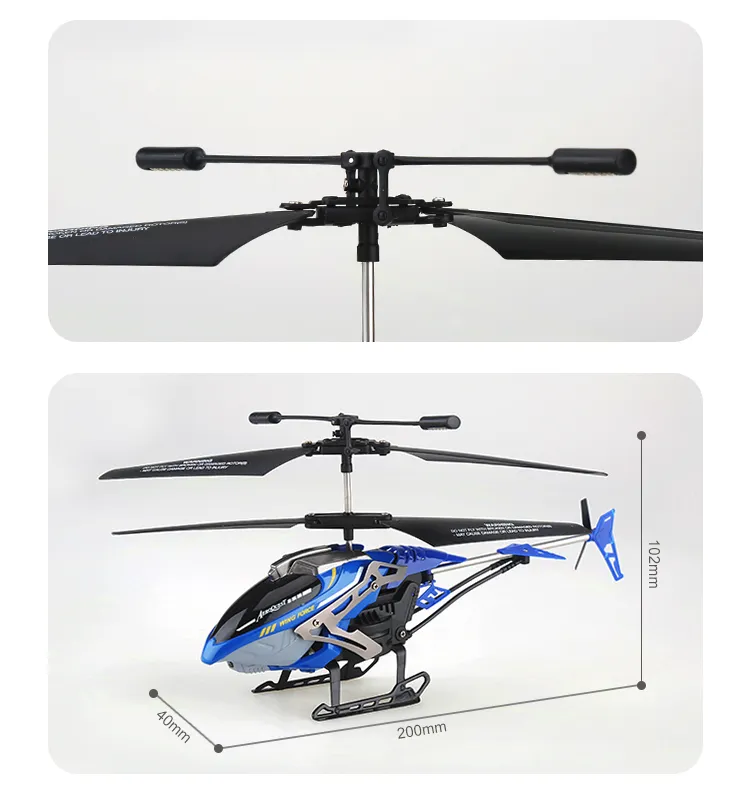 Hot Sale 2 CH Basic I/R Indoor Helicopter Remote Control Toy RC Helicopter W/Easy Turning Left & Right, Super Stable Flying Fun