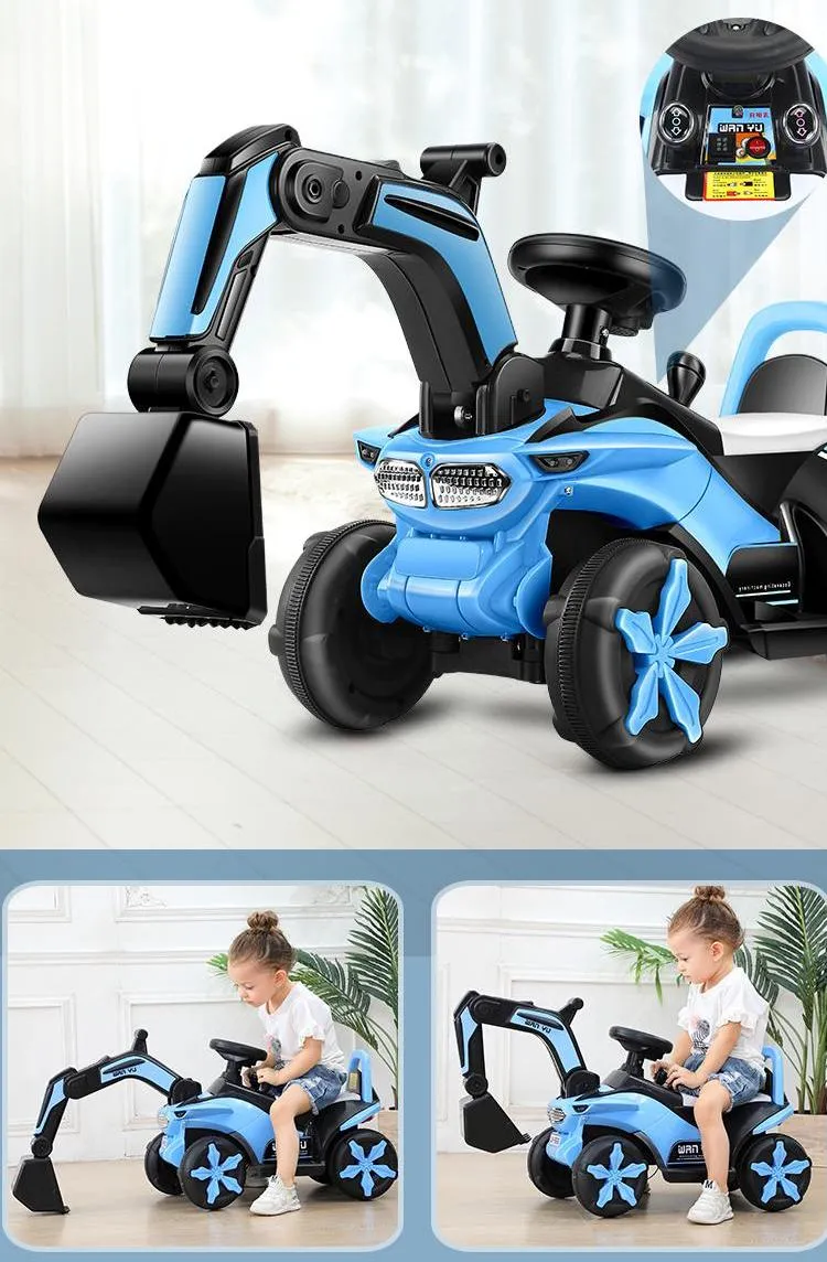Hot Sale Ride on Car Kids Ride on Excavator Toy Baby Car