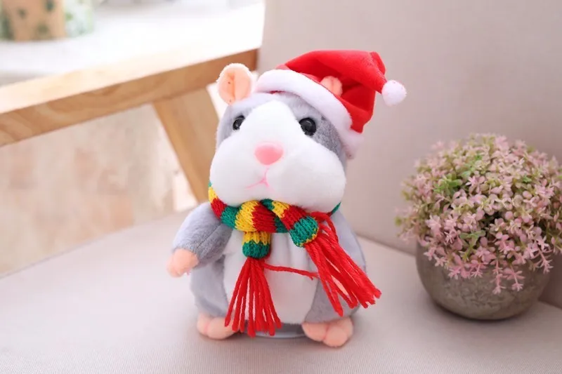 Hot Talking Hamster Mouse Pets Soft Plush Toys Speak Talking Sound Record Hamster
