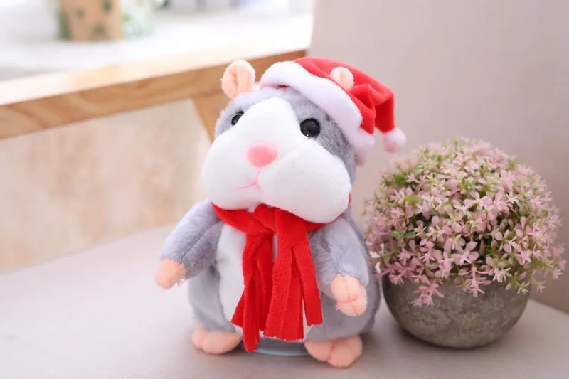 Hot Talking Hamster Mouse Pets Soft Plush Toys Speak Talking Sound Record Hamster