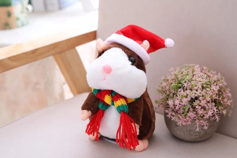 Hot Talking Hamster Mouse Pets Soft Plush Toys Speak Talking Sound Record Hamster