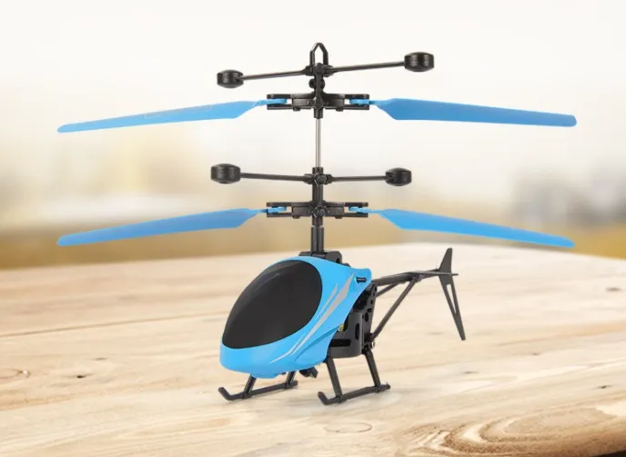 Intelligent Helicopter, Manual Induction, Rechargeable, Electric Toy Helicopter for Children