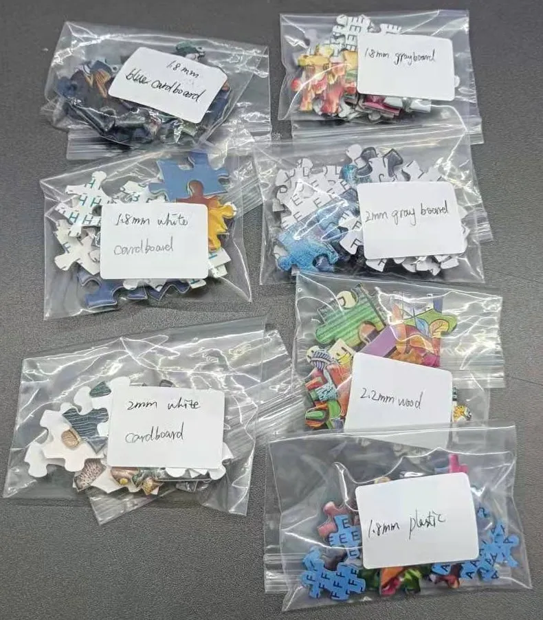 Kids Christmas Gifts Wooden Puzzle Jigsaw Puzzle Unique Animal Puzzle Wolf Dinosaur Elephant Lion Owl