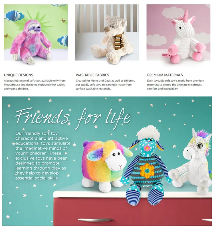 Kids Preferred Baby Story Stuffed Plush Custom Doll with Dressing