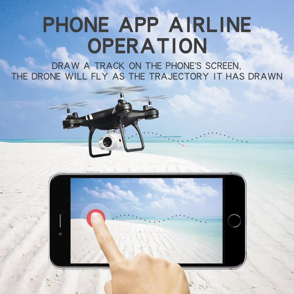 Lf608 WiFi Fpv Professional Foldable Quadcopter RC Drone with 0.3MP/2.0MP/5.0MP Camera (LF608-No Camera-Red)