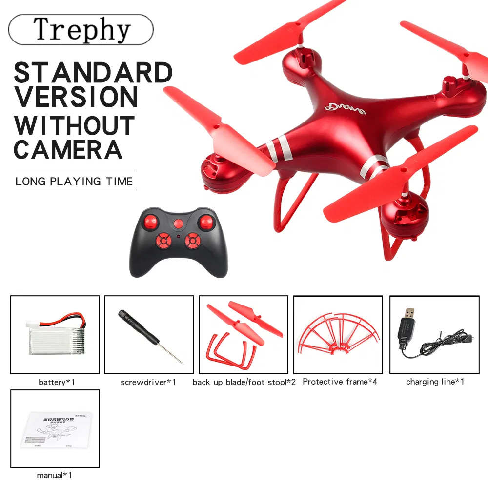 Lf608 WiFi Fpv Professional Foldable Quadcopter RC Drone with 0.3MP/2.0MP/5.0MP Camera (LF608-No Camera-Red)
