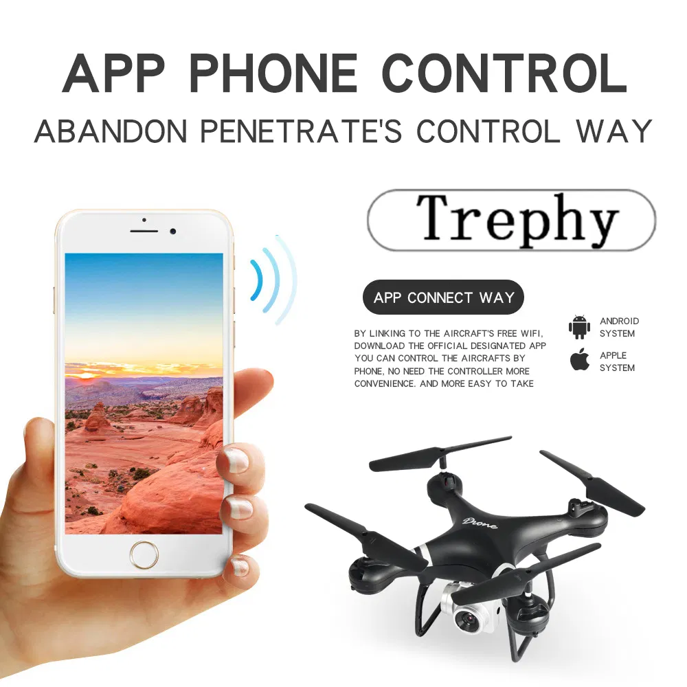 Lf608 WiFi Fpv Professional Foldable Quadcopter RC Drone with 0.3MP/2.0MP/5.0MP Camera (LF608-No Camera-Red)