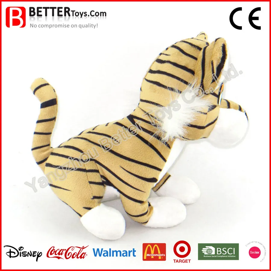 Lively Plush Wild Stuffed Animal Soft Baby Tiger Toy