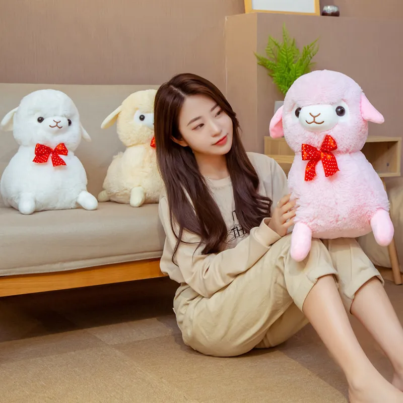 Lovely Lying Posture Alpaca Doll Children Gift Sleeping Pillow