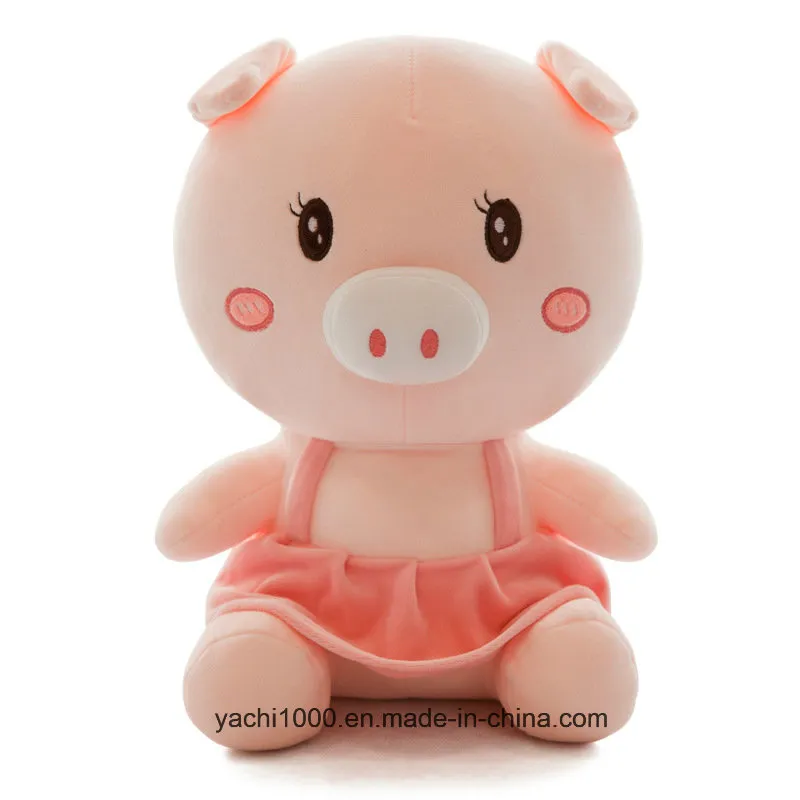 Lovely Plush Stuff Pig with Dress
