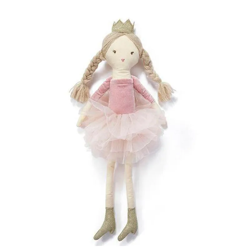 Lovely Stuffed Custom En71 Fashion Doll Girls Baby Ballerina Dressing Plush Toys Wholesale Ballet Rag Dolls Baby Doll
