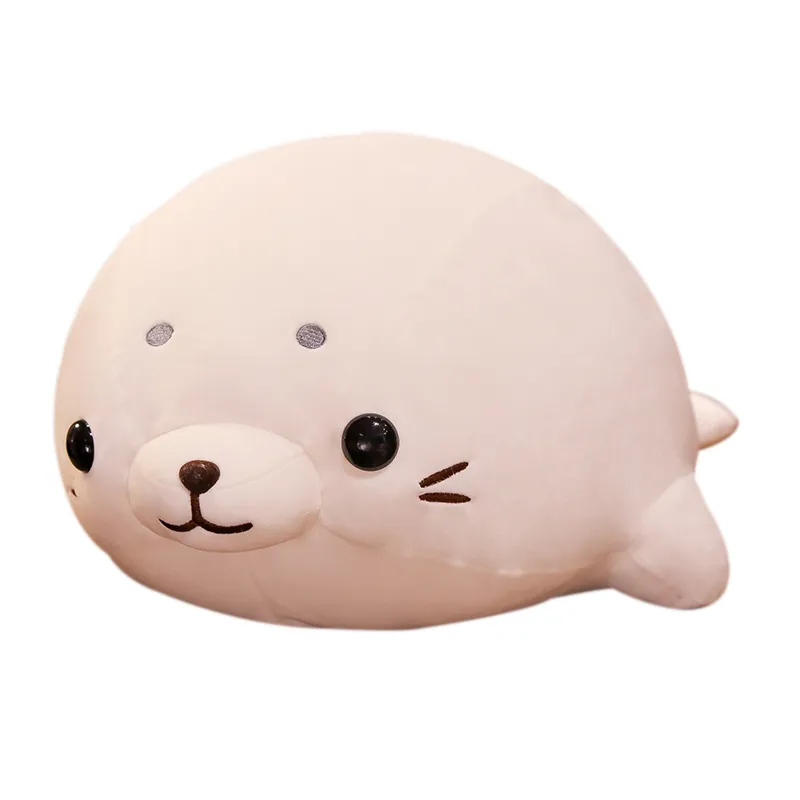 Lying Seal Plush Toys Lovely Stuffed Animal Pillow Gift for Kids