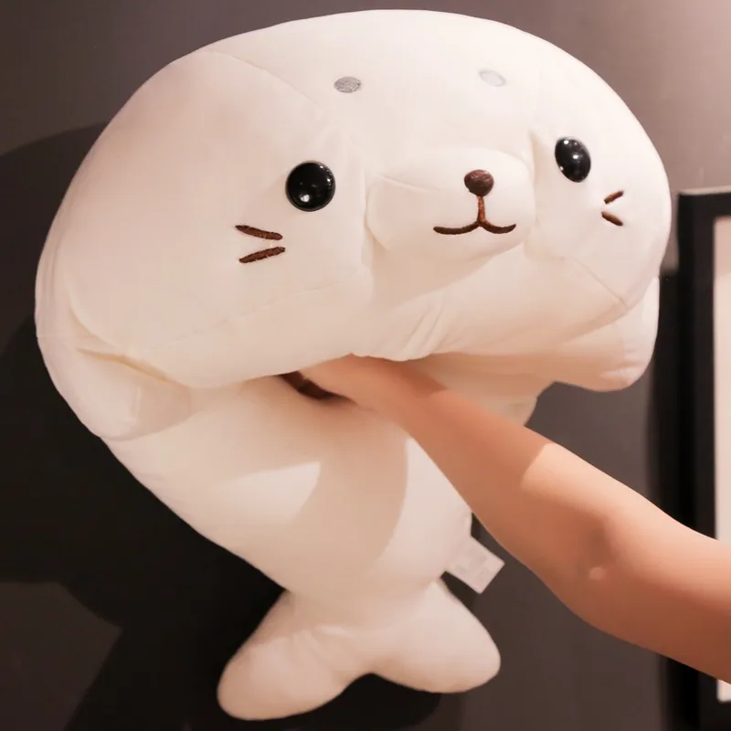 Lying Seal Plush Toys Lovely Stuffed Animal Pillow Gift for Kids