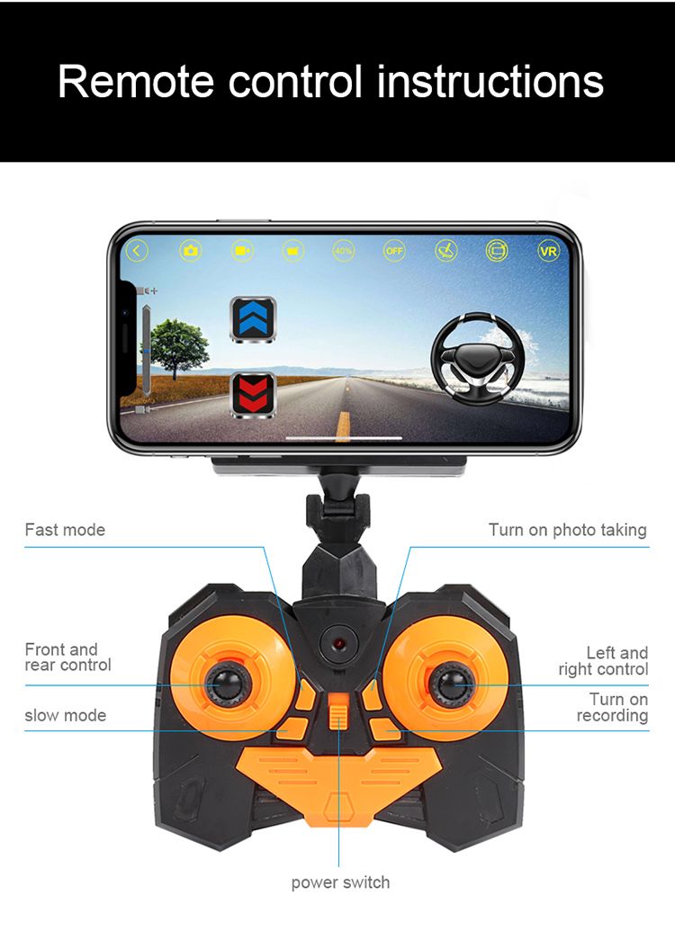 Mini SUV with HD Camera Real-Time Image Transmission Remote Control Car
