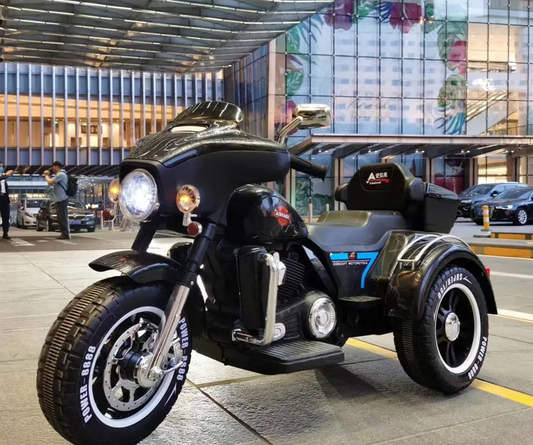 Motorcycle Ride on Vehicle Pretend Play Toy Kids Game 12 Volt Captain America