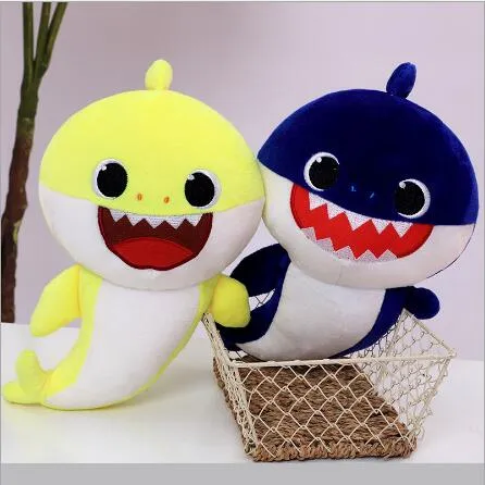 Musical Singing LED Pinkfong Baby Shark Plush Toys with Light