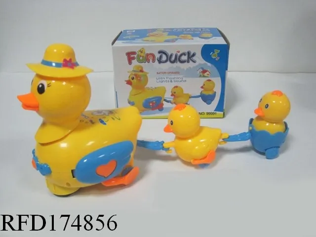 New Arrival Kids B/O Swan with Flashing Lights and Sound Effects