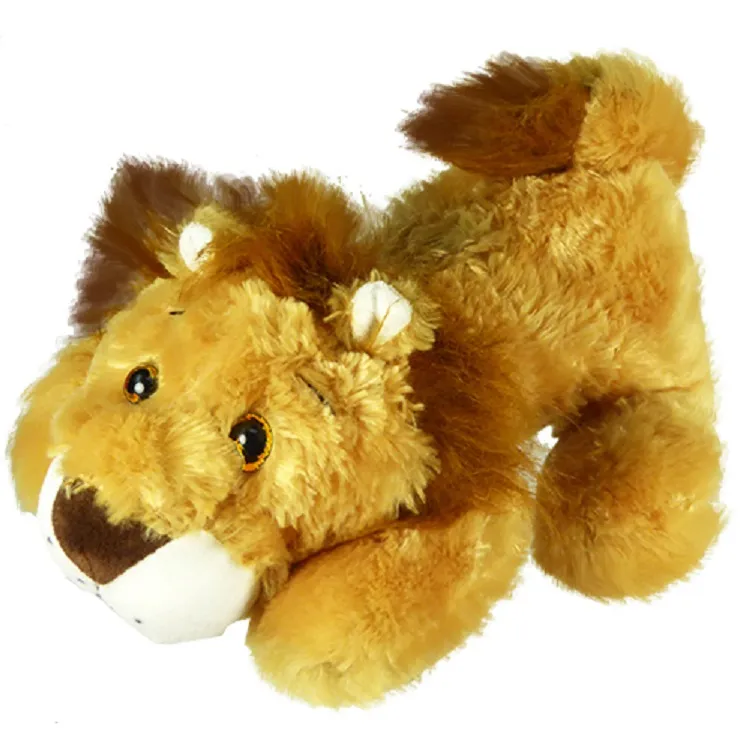 New Custom Stuffed Big Lion Soft Toys Lying Down Plush Toy Lion Animals