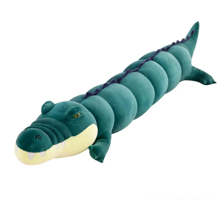 New Huggable Soft Big Size Crocodile Lying Section Plush Stuffed Pillow Toys