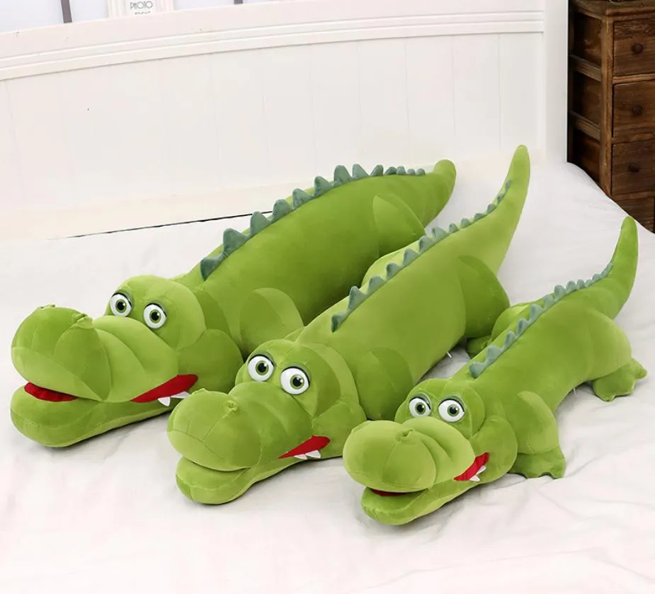 New Huggable Soft Big Size Crocodile Lying Section Plush Stuffed Pillow Toys