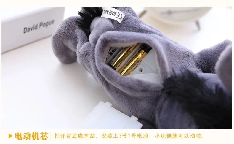New Stuffed Animal Electric Talking Donkey Toy for Children
