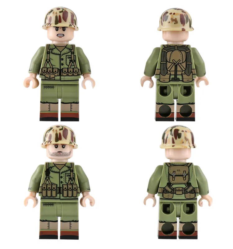 Novelty ABS Military Toys Miniature Anime Action Figure Warriors Figure