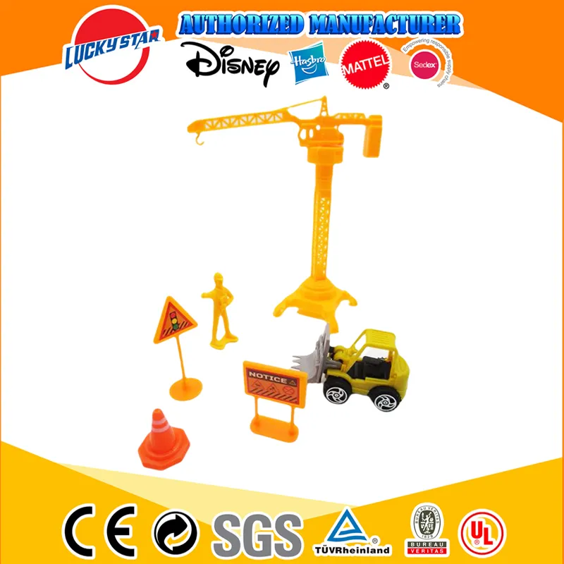 OEM Children Pretend Play Toy Mini Construction Truck Forklifts Tool Set for Kids Covermount