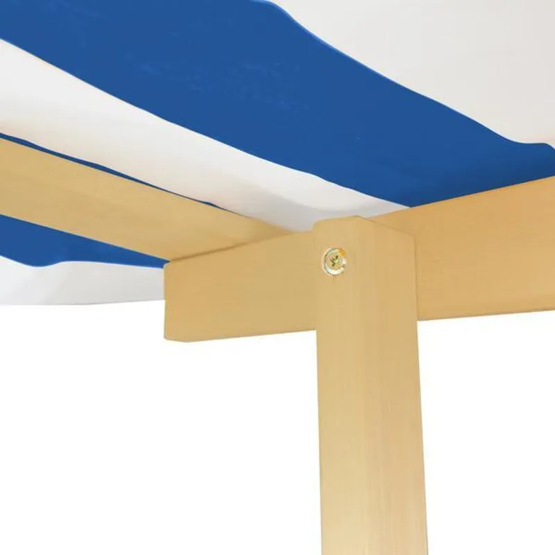 OEM New Style Fashion Children Wooden Furniture Outdoor Playset Kid Wooden Sandbox with Canopy