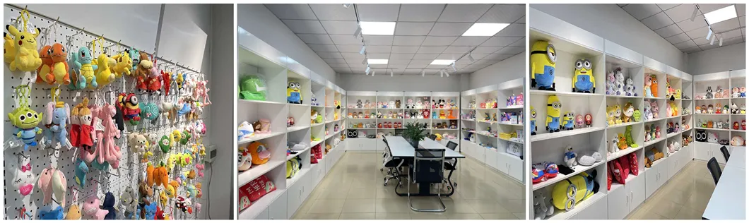 OEM Soft Realistic Elephant Plush Stuffed 20cm/25cm/32cm Mammoth Boy Gift Brown Animal Toy with White Long Teeth