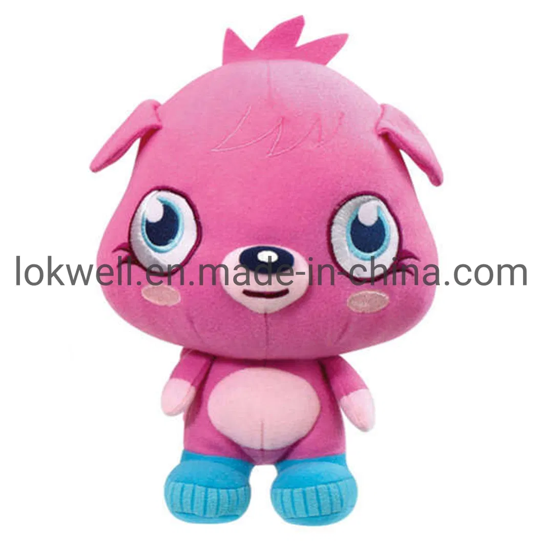 Pink Monster Plush Stuffed Toys Cute Doll